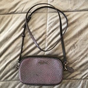 Metallic purple Coach purse